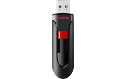 Clé USB SanDisk Cruzer Glide 128 Go - Noir, Rouge - USB 2.0