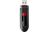 Clé USB SanDisk Cruzer Glide 128 Go - Noir, Rouge - USB 2.0