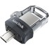 Clé USB SanDisk Ultra Dual M3.0 32 Go - Argent, Noir, Transparent - USB 3.2