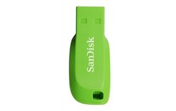 Clé USB SanDisk Cruzer Blade 16 Go - Vert - USB 2.0