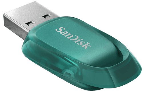 Clé USB SanDisk Ultra Eco 64 Go - Vert - USB 3.2