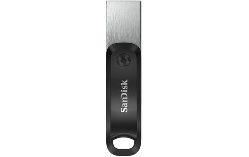 Clé Lightning et USB-A SanDisk iXpand 128 Go - Argent, Gris - USB 3.2