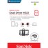 Clé USB SanDisk Ultra Dual M3.0 64 Go - Argent, Noir, Transparent - USB 3.2