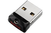 Clé USB SanDisk Cruzer Fit 16 Go - Argent, Noir - USB 2.0