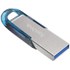 Clé USB SanDisk Ultra Flair 64 Go - Argent, Bleu - USB 3.2