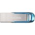 Clé USB SanDisk Ultra Flair 64 Go - Argent, Bleu - USB 3.2