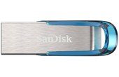 Clé USB SanDisk Ultra Flair 64 Go - Argent, Bleu - USB 3.2