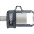 Clé USB SanDisk Ultra Dual M3.0 32 Go - Argent, Noir, Transparent - USB 3.2