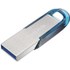 Clé USB SanDisk Ultra Flair 64 Go - Argent, Bleu - USB 3.2