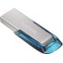 Clé USB SanDisk Ultra Flair 64 Go - Argent, Bleu - USB 3.2