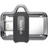 Clé USB SanDisk Ultra Dual M3.0 32 Go - Argent, Noir, Transparent - USB 3.2