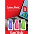 Lot de 3 Clé USB SanDisk Cruzer Blade 16 Go - Bleu, Vert, Rose - USB 2.0