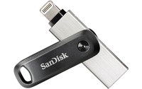 Clé Lightning et USB-A SanDisk iXpand 128 Go - Argent, Gris - USB 3.2