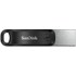 Clé Lightning et USB-A SanDisk iXpand 128 Go - Argent, Gris - USB 3.2