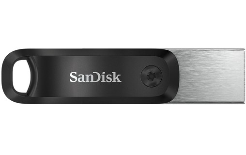 Clé Lightning et USB-A SanDisk iXpand 128 Go - Argent, Gris - USB 3.2