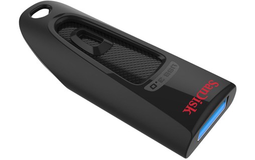 Clé USB SanDisk Ultra 256 Go - Noir - USB 3.2