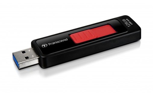 Clé USB Transcend JetFlash 760 128 Go - Noir, Rouge - USB 3.2