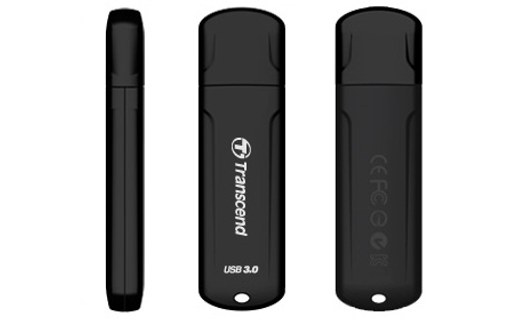 Clé USB Transcend JetFlash 750 16 Go - Noir - USB 3.2