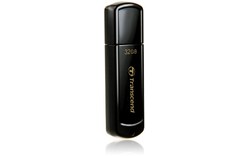 Clé USB Transcend JetFlash 350 32 Go - Noir - USB 2.0