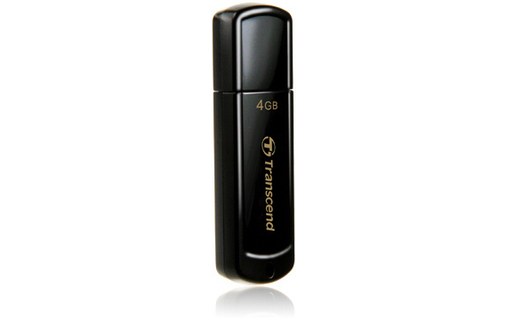 Clé USB Transcend JetFlash 350 4 Go - Noir - USB 2.0