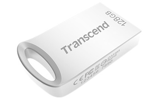 Clé USB Transcend JetFlash 710 128 Go - Argent - USB 3.2
