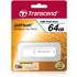 Clé USB Transcend JetFlash 370 64 Go - Blanc - USB 2.0