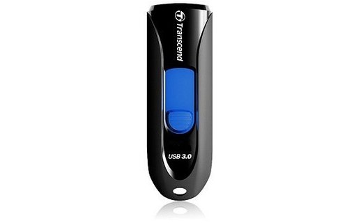 Clé USB Transcend JetFlash 790 32 Go - Bleu, Noir - USB 3.2