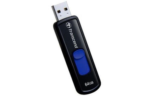 Clé USB Transcend JetFlash 760 64 Go - Bleu, Noir - USB 3.2