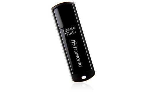 Clé USB Transcend JetFlash 700 128 Go - Noir - USB 3.2