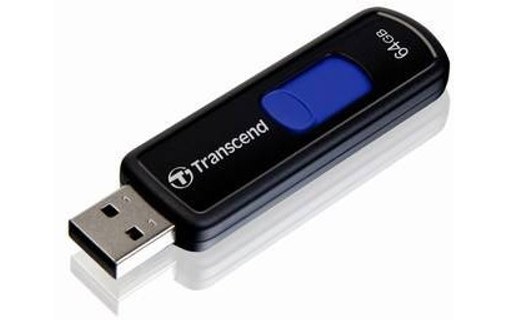 Clé USB Transcend JetFlash 760 64 Go - Bleu, Noir - USB 3.2