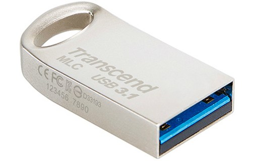 Clé USB Transcend JetFlash 720 8 Go - Argent - USB 3.2