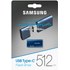 Clé USB-C Samsung 512 Go - Bleu - USB 3.2