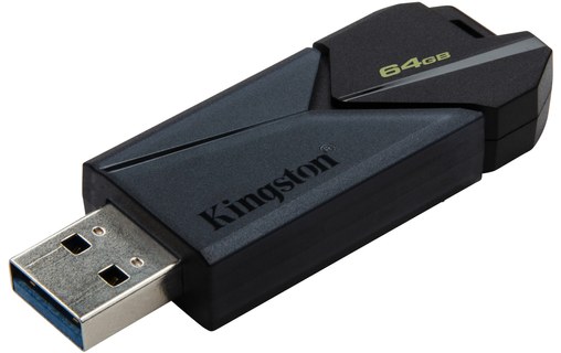 Clé USB Kingston DataTraveler Exodia Onyx 64 Go - Noir - USB 3.2