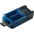 Clé USB-C Kingston DataTraveler 80 M 64 Go - Bleu, Noir - USB 3.2