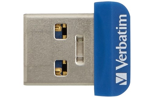 Clé USB Verbatim Store 'n' Stay Nano 32 Go - Bleu - USB 3.2