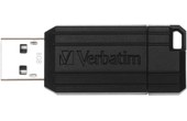 Clé USB Verbatim PinStripe 8 Go - Noir - USB 2.0