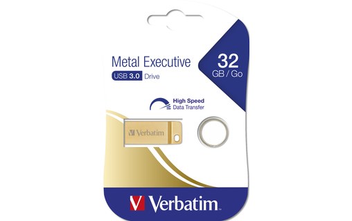 Clé USB Verbatim Executive 32 Go - Or - USB 3.2