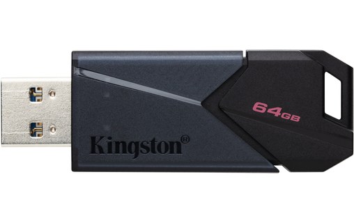 Clé USB Kingston DataTraveler Exodia Onyx 64 Go - Noir - USB 3.2