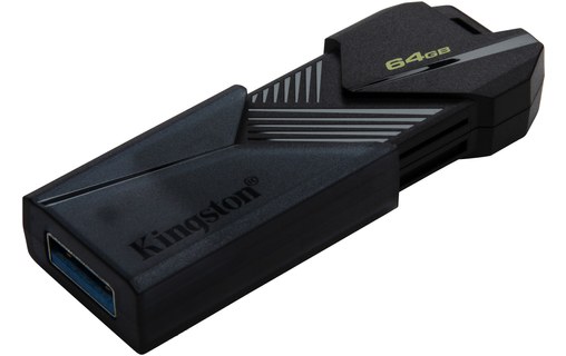 Clé USB Kingston DataTraveler Exodia Onyx 64 Go - Noir - USB 3.2