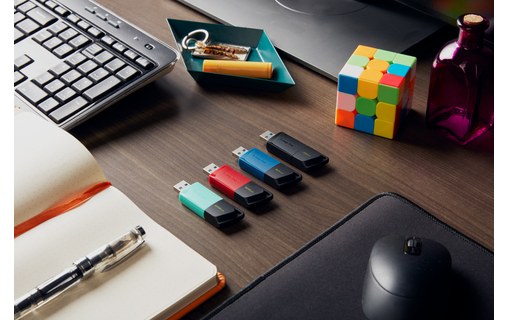 Clé USB Kingston DataTraveler Exodia M 64 Go - Bleu, Noir - USB 3.2