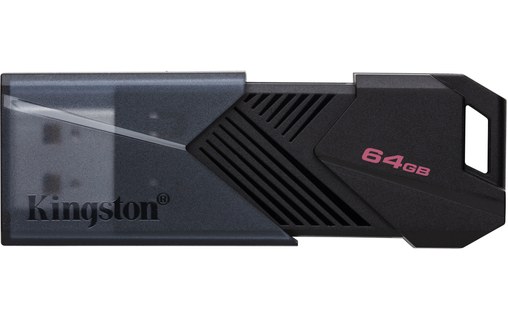 Clé USB Kingston DataTraveler Exodia Onyx 64 Go - Noir - USB 3.2