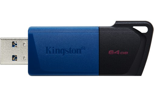 Clé USB Kingston DataTraveler Exodia M 64 Go - Bleu, Noir - USB 3.2