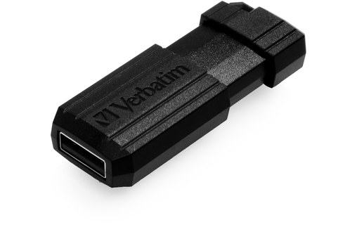 Clé USB Verbatim PinStripe 128 Go - Noir - USB 2.0