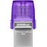 Clé USB-C & USB-A Kingston DataTraveler microDuo 3C G3 256 Go - Violet - USB 3.2