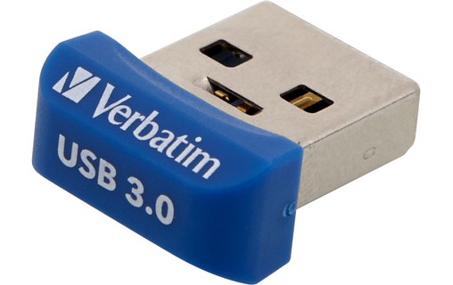 Clé USB Verbatim Store 'n' Stay Nano 32 Go - Bleu - USB 3.2