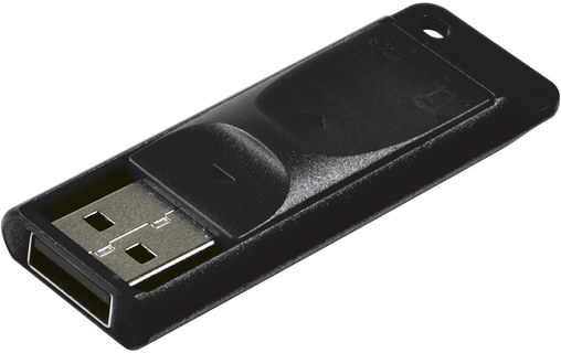 Clé USB Verbatim Slider 16 Go - Noir - USB 2.0