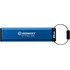 Clé USB Kingston IronKey Keypad 200 8 Go - Bleu - USB 3.2