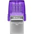 Clé USB-C & USB-A Kingston DataTraveler microDuo 3C G3 64 Go - Violet - USB 3.2