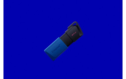 Clé USB Kingston DataTraveler Exodia M 64 Go - Bleu, Noir - USB 3.2