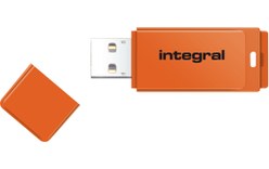Clé USB Integral Neon 8 Go - Orange - USB 2.0